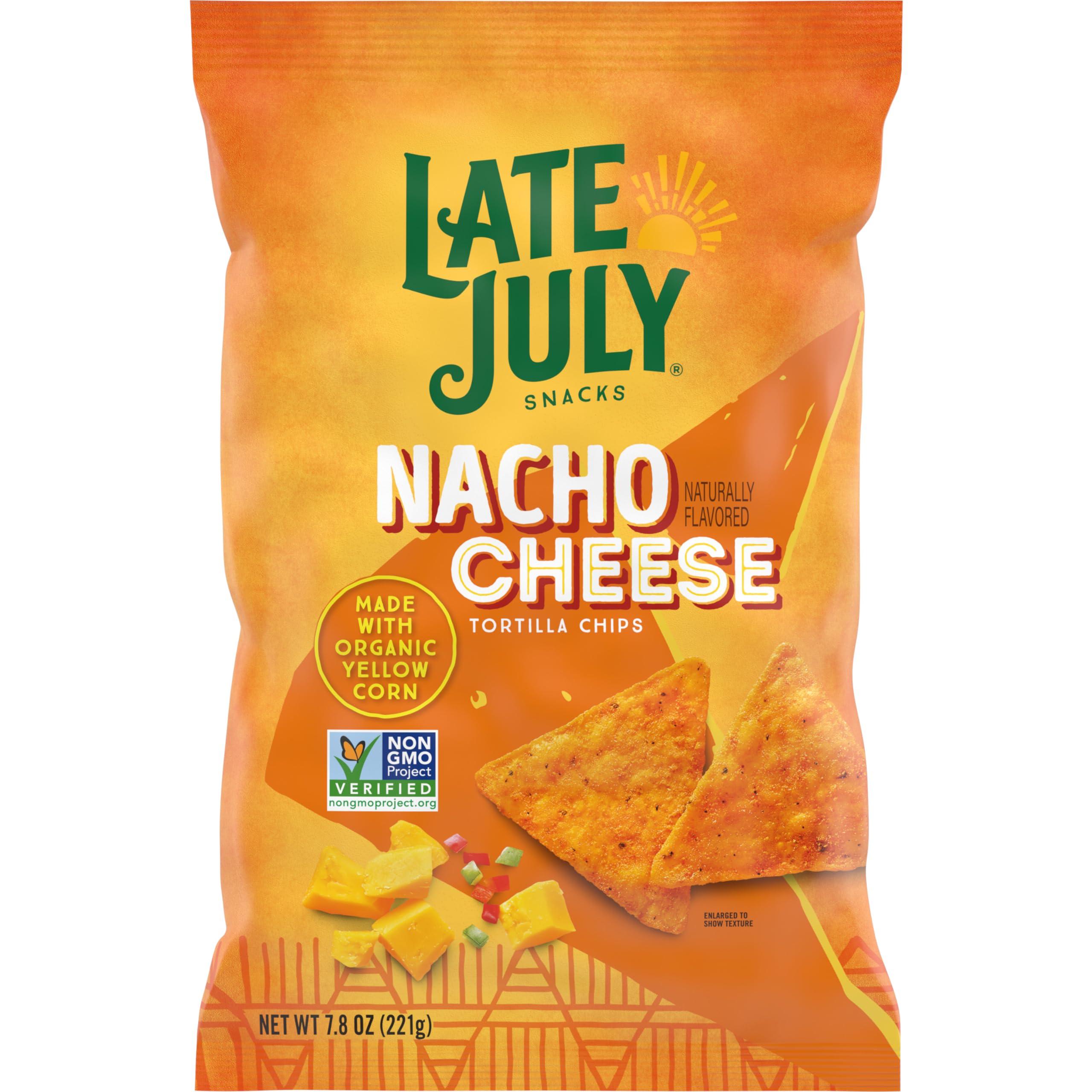 Late July Late July Snacks Nacho Cheese Tortilla Chips, 7.8 Oz