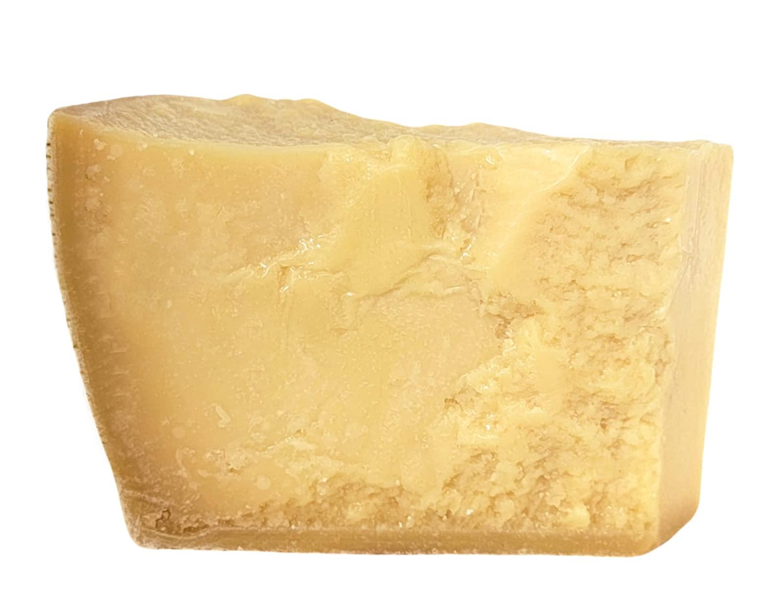 Frank and Sal Italian Market Frank and Sal Parmigiano Reggiano PDO 24 Month 1 Three Pound Wedge Hand Selected and Cut From the Wheel.