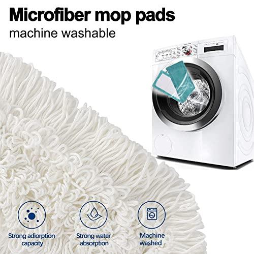 KeFanta Kefanta Dust Mop for Hardwood Floors with Extendable Long Handle 57'' and 2 Different Mop Pads, Microfiber Dry & Wet Dust Mops for Floor Cleaning Hardwood Marble Tile Home Kitchen