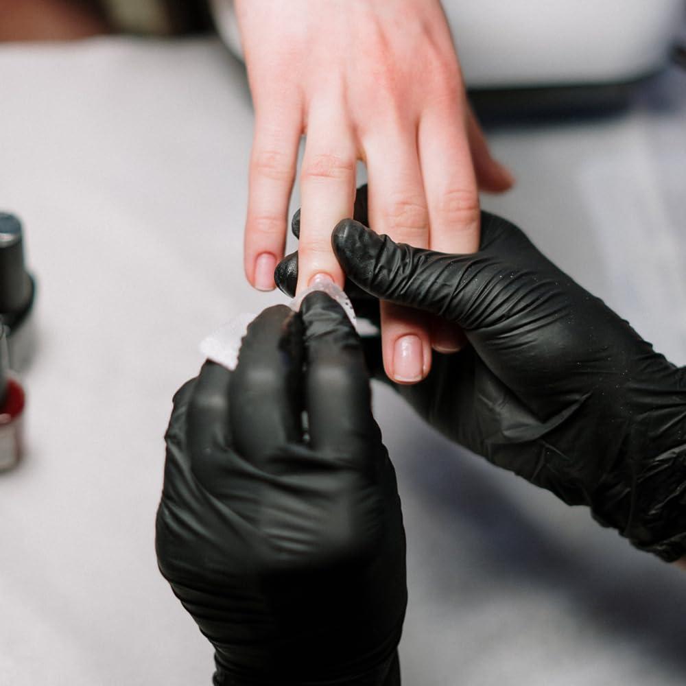 GLOKISS GLOKISS Disposable Nitrile Gloves Latex Free Rubber Cleaning Gloves 5 Mil,Food Safe Cooking Gloves Working Gloves (100, XL)