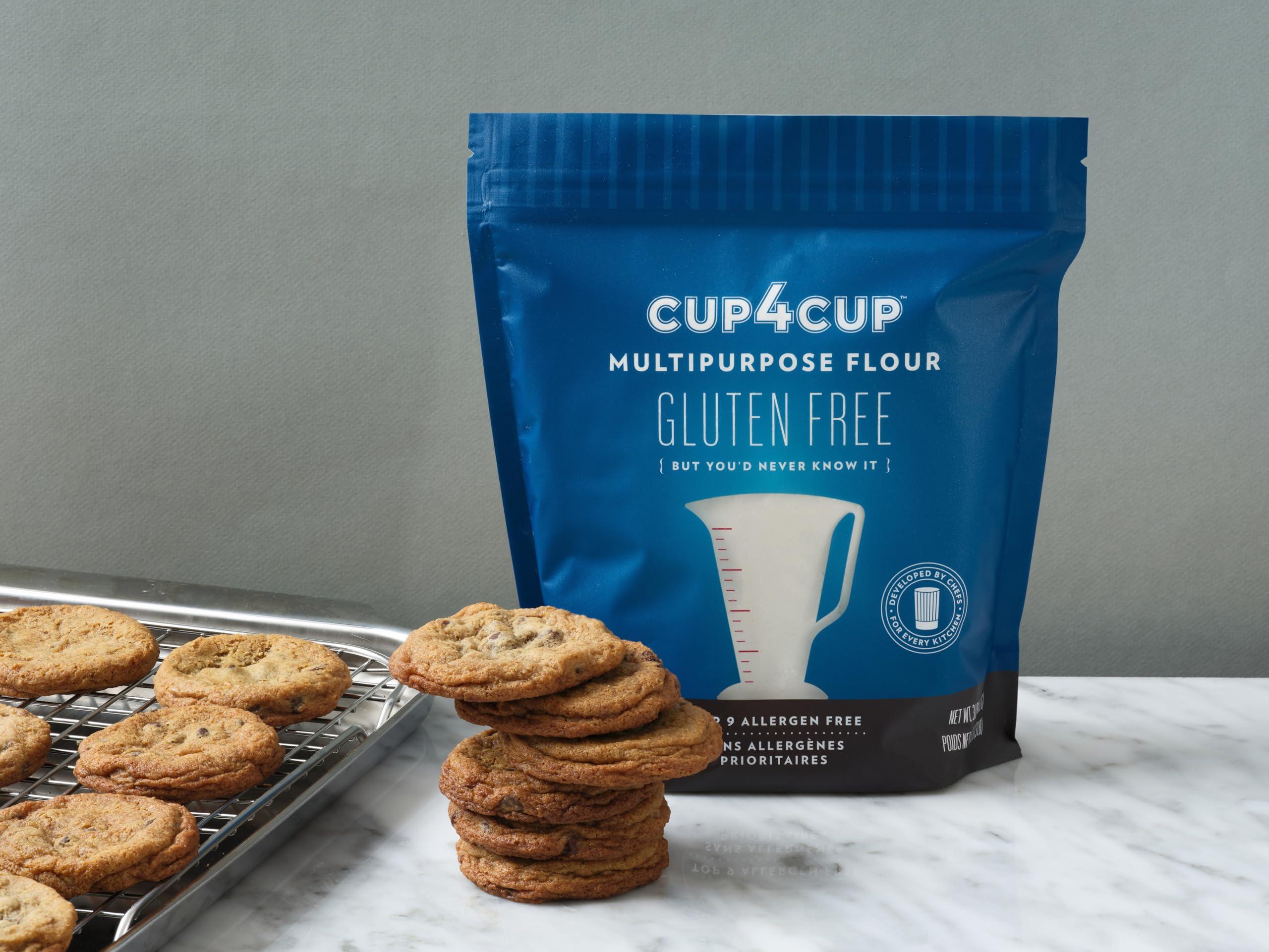 Cup4Cup Cup4Cup Multipurpose Flour, 3 Pounds, Certified Gluten Free, Dairy Free Flour, 1:1 All Purpose Flour Substitution, Non-GMO, Kosher, Made in the USA