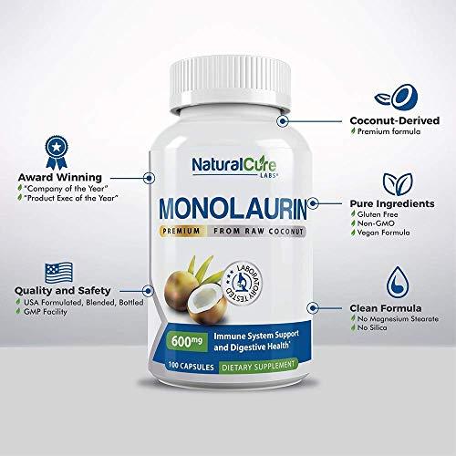 Natural Cure Labs Natural Cure Labs Bundle: Premium Monolaurin 600mg + Immune Support