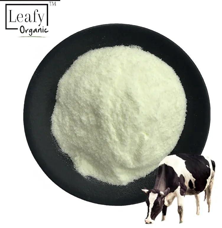 Leafy Organic Leafy Organic Colostrum Powder Supplement for Gut Health, Immune Support, & Overall Wellness, 30% IgG, 6-Hour Colostrum Supplement, 100% Pure, Unflavored (100 Gram) 3.5oz