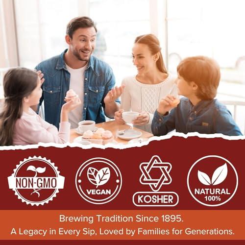 Postum Postum Natural Coffee Flavor Coffee Substitute Caffeine Free Delight with Roasted Wheat Bran & Molasses (2 x 8oz) | Natural, Non-GMO, Vegan & Healthy Coffee Alternative Caffeine Free