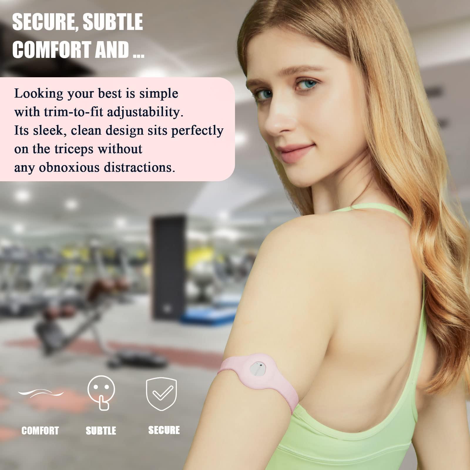 Divoti Divoti CGM Continuous Glucose Monitor Sensor Cover Armband Compatible with Dexcom G7, Trim-to-fit Adjustability- Transparent