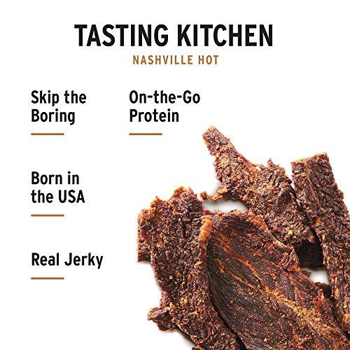 People's Choice Beef Jerky People's Choice Beef Jerky - Tasting Kitchen - Nashville Hot - Pounder of Super Spicy Jerky - Compare to World's Spiciest Heat of Carolina Reaper, Scorpion, Ghost Pepper - 1 Pound, 16 oz - 1 Bag