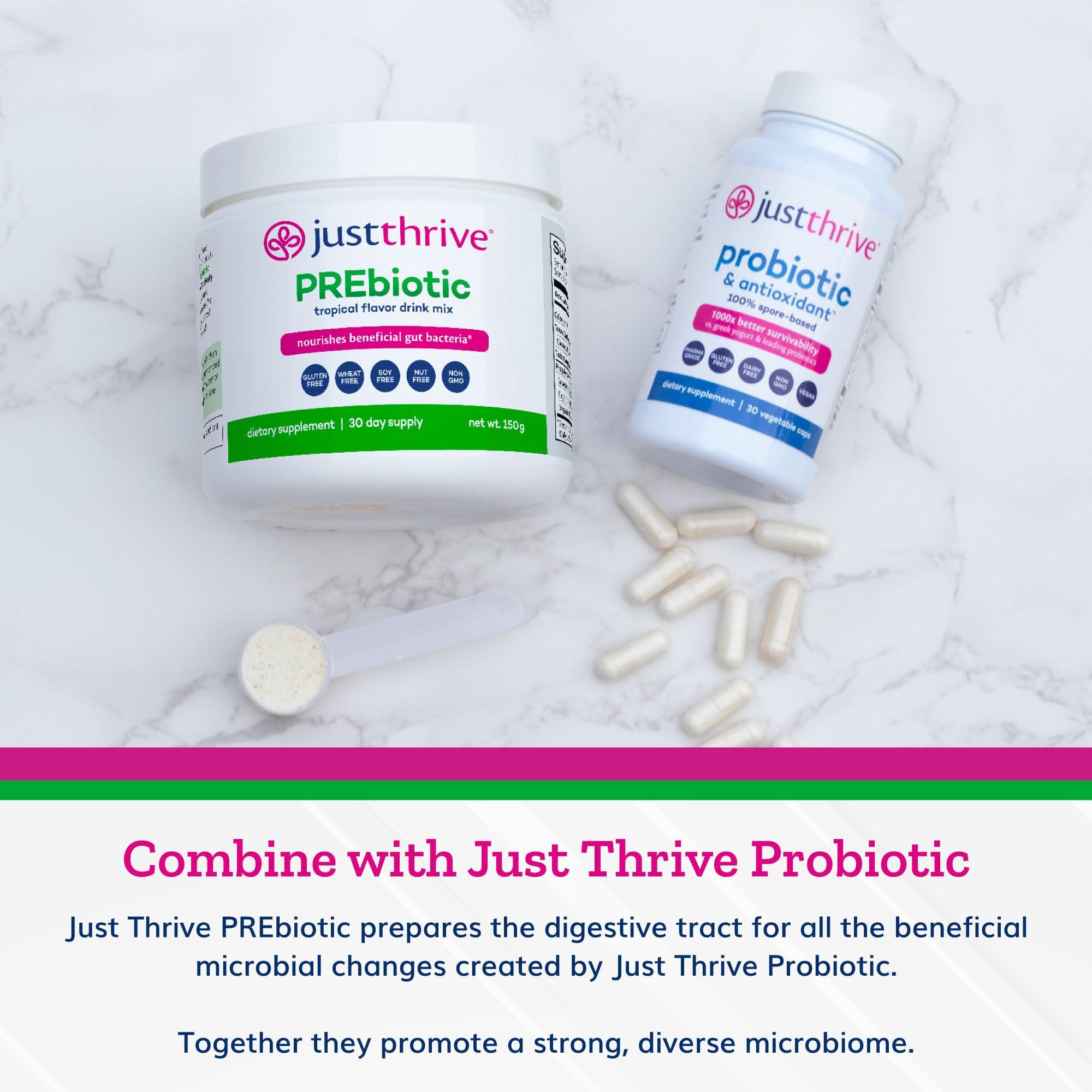 Just Thrive Just Thrive PREbiotic Powder - Digestive and Immune Support Supplement, 150 g