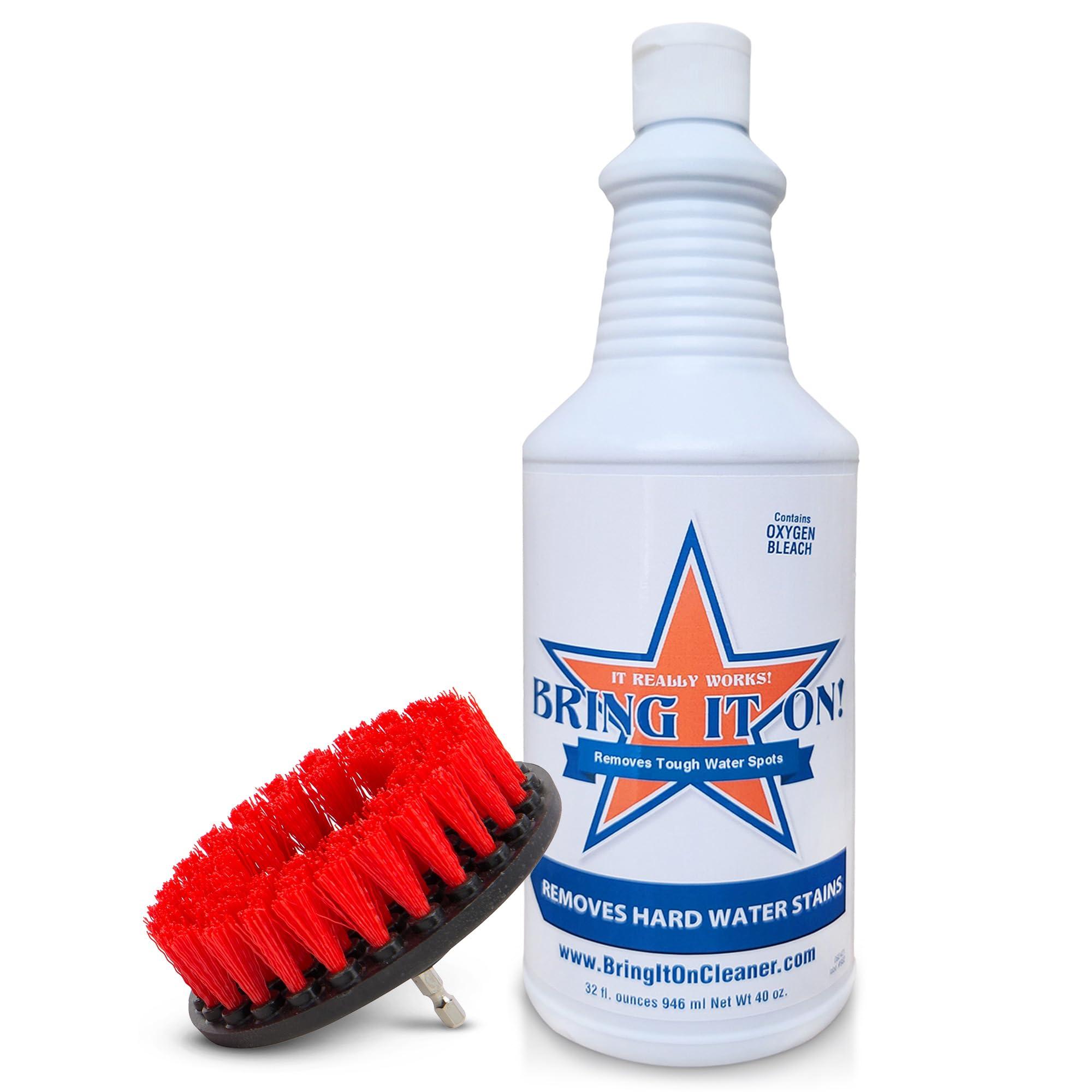 Bring It On Cleaner Bring It On Cleaner Water Spot Remover 32oz Plus 5 Inch Drill Scrub Brush