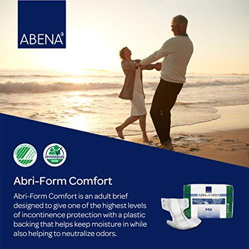 Abena Abena Abri-Form Comfort Plastic-Backed Briefs, Level 4, (Medium To Large Sizes) Medium, 14 Count