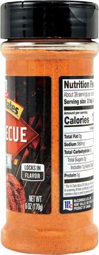 McCormick Grill Mates McCormick, Grill Mates Barbecue Rub, 6 Oz (Pack of 2)