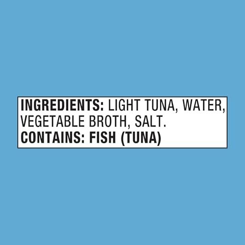 StarKist StarKist Chunk Light Tuna in Water, 5 oz (4 Pack) Canned Tuna Fish, Wild Caught, Gluten Free, Ready to Eat, Perfect for Salads, Keto Meals and Snacks, with 20g Protein & 90 Calories Per Serving