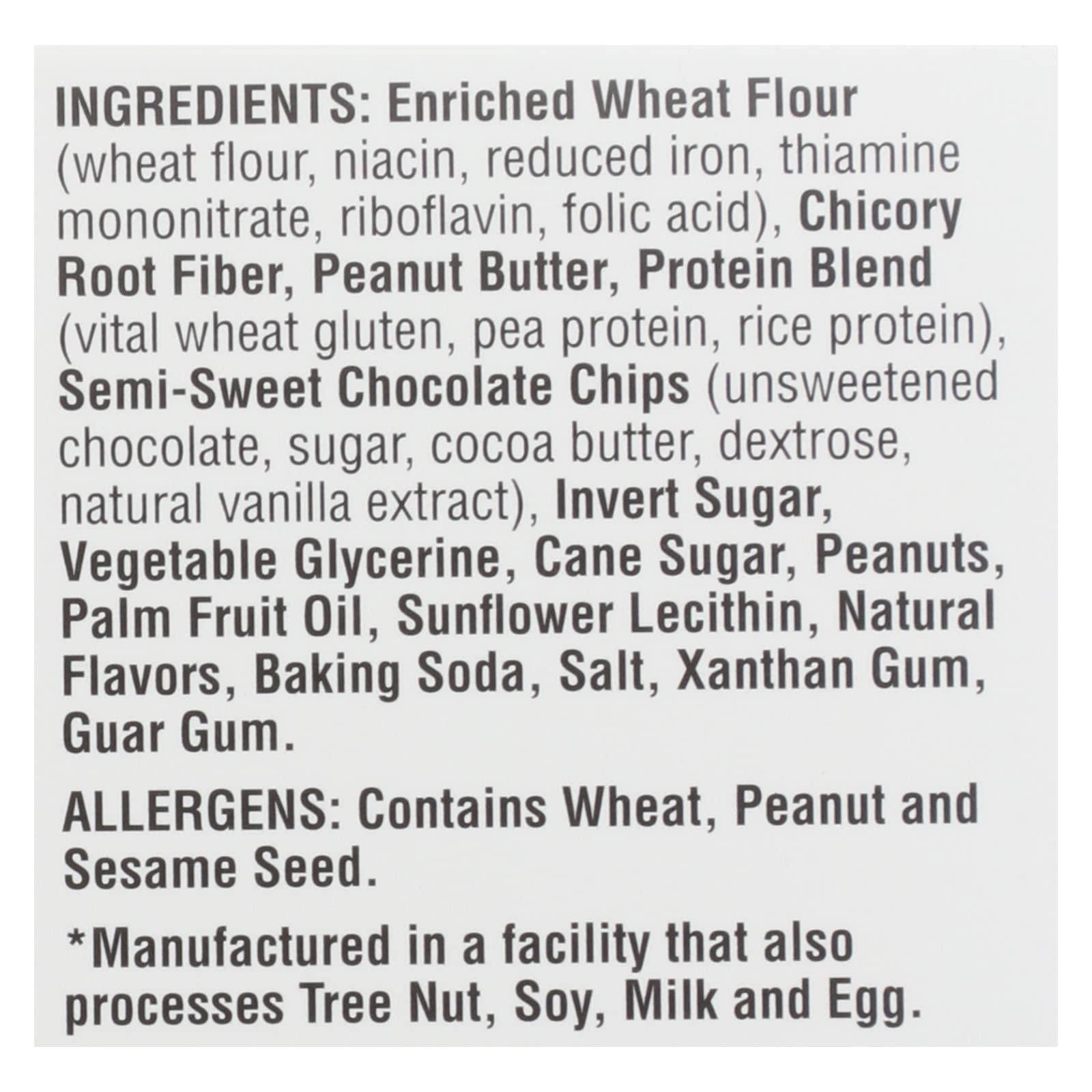 Lenny & Larry's Lenny & Larry\'s The Complete Cookie, Peanut Butter Chocolate Chip, Soft Baked, 16g Plant Protein, Vegan, Non-GMO, 4 Ounce Cookie (Pack of 12)