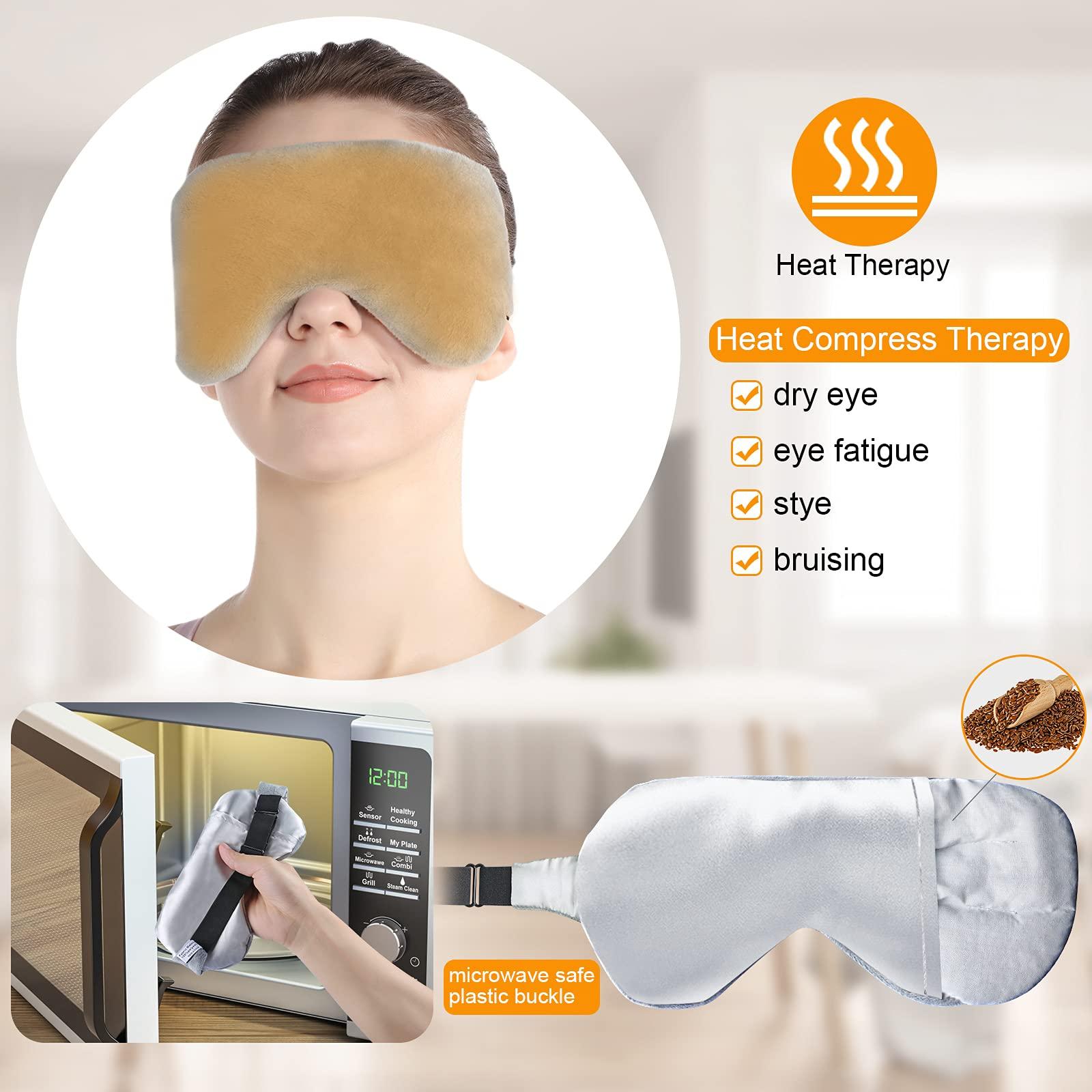 Atsuwell Microwave Sleep Eye Mask and Heating Pad Both for HEATTherapy and Cold Compress