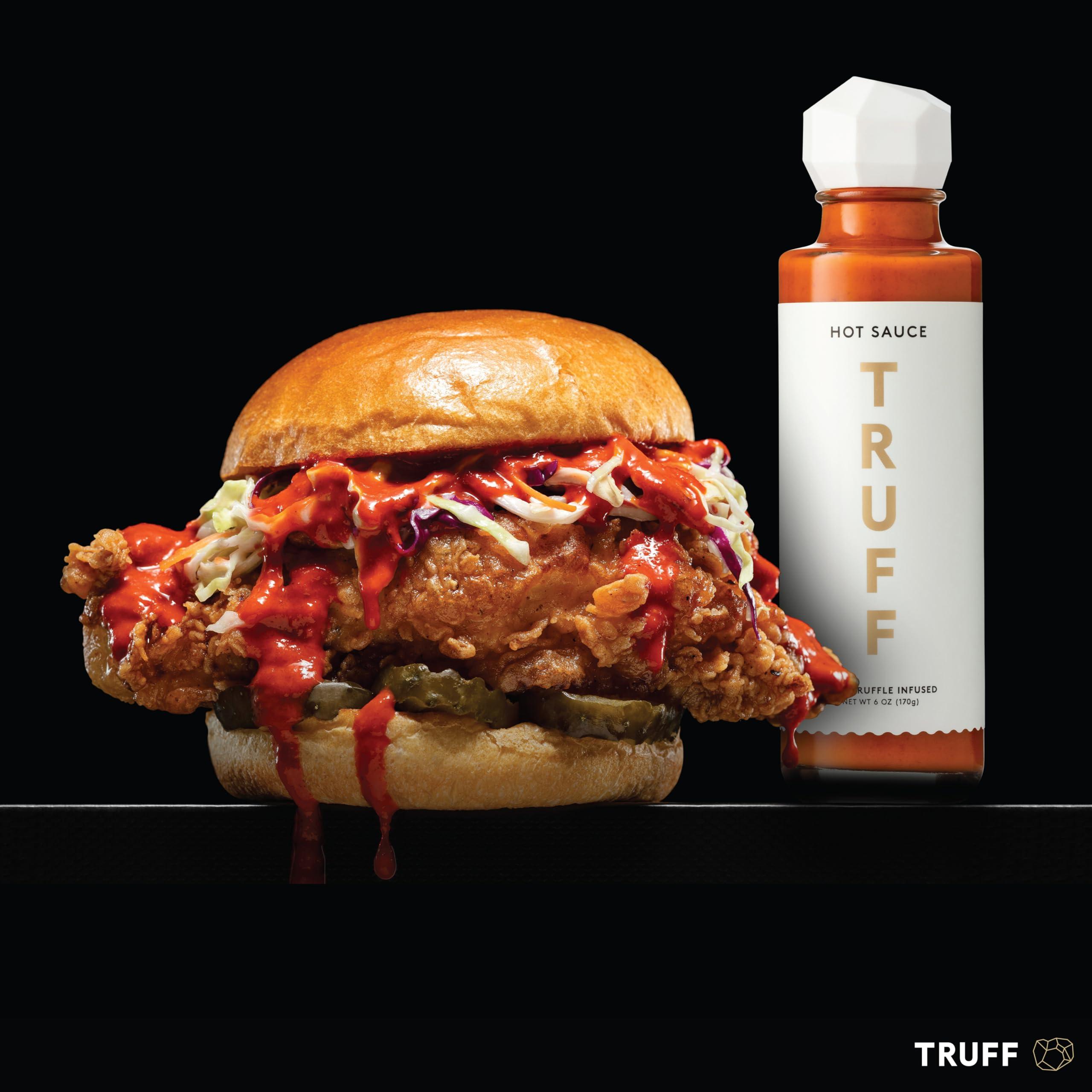 TRUFF TRUFF Hot Sauce Variety Pack, Gourmet Hot Sauce Set of Original, Hotter and Limited White Edition, Unique Flavor Experiences with Truffle, 3-Bottle Bundle, 3ct 6oz bottles