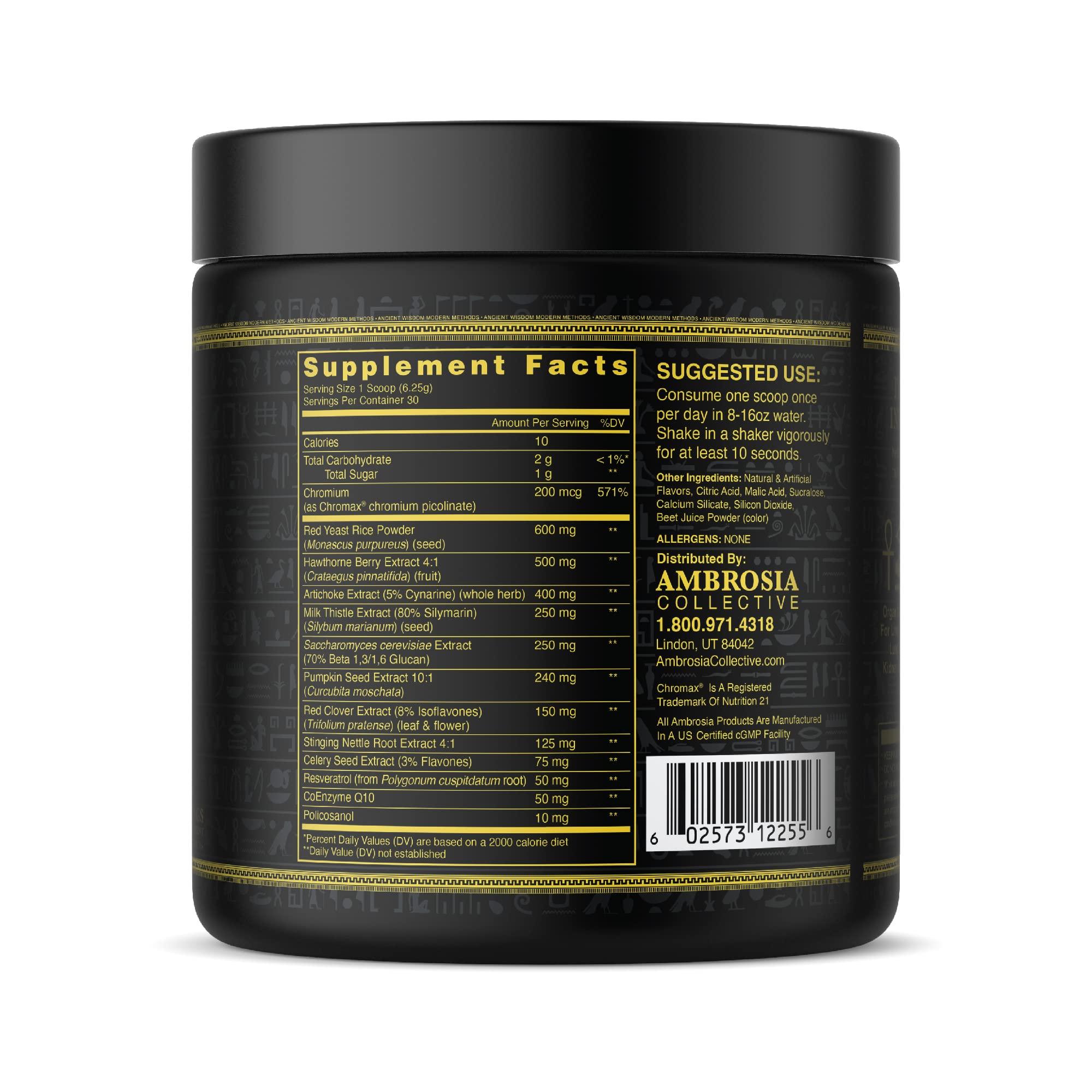 Ambrosia Ambrosia Nektar - Superfood Powder | Complete Health Supplement | 30 Servings (Fruit Symphony)
