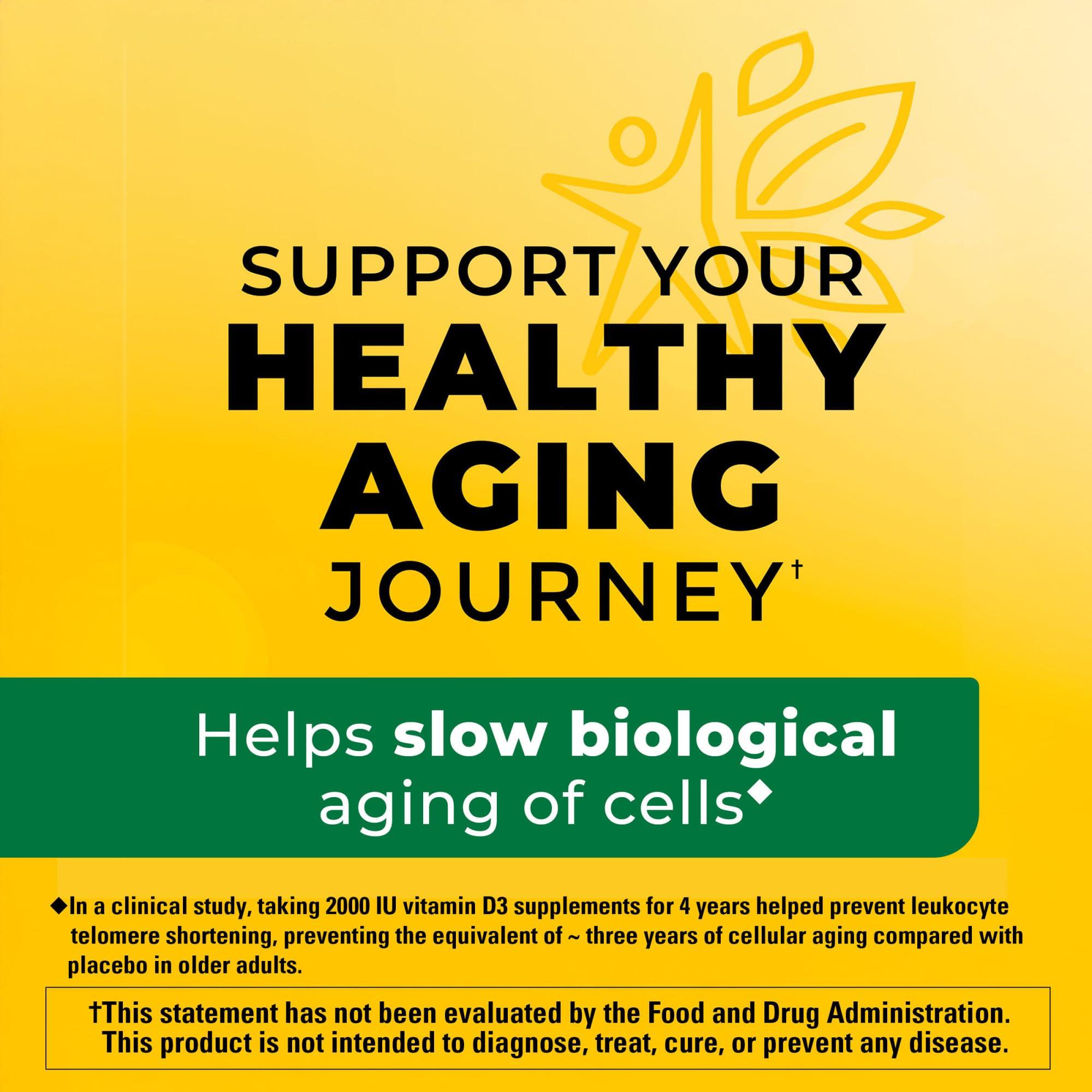 Nature Made Nature Made Vitamin D3 2000 IU (50 mcg), Dietary Supplement for Bone, Teeth, Muscle and Immune Health Support, 400 Tablets, 400 Day Supply