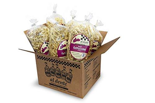 AL DENTE Al Dente Basil Fettuccine, 12-Ounce Bags (Pack of 6)