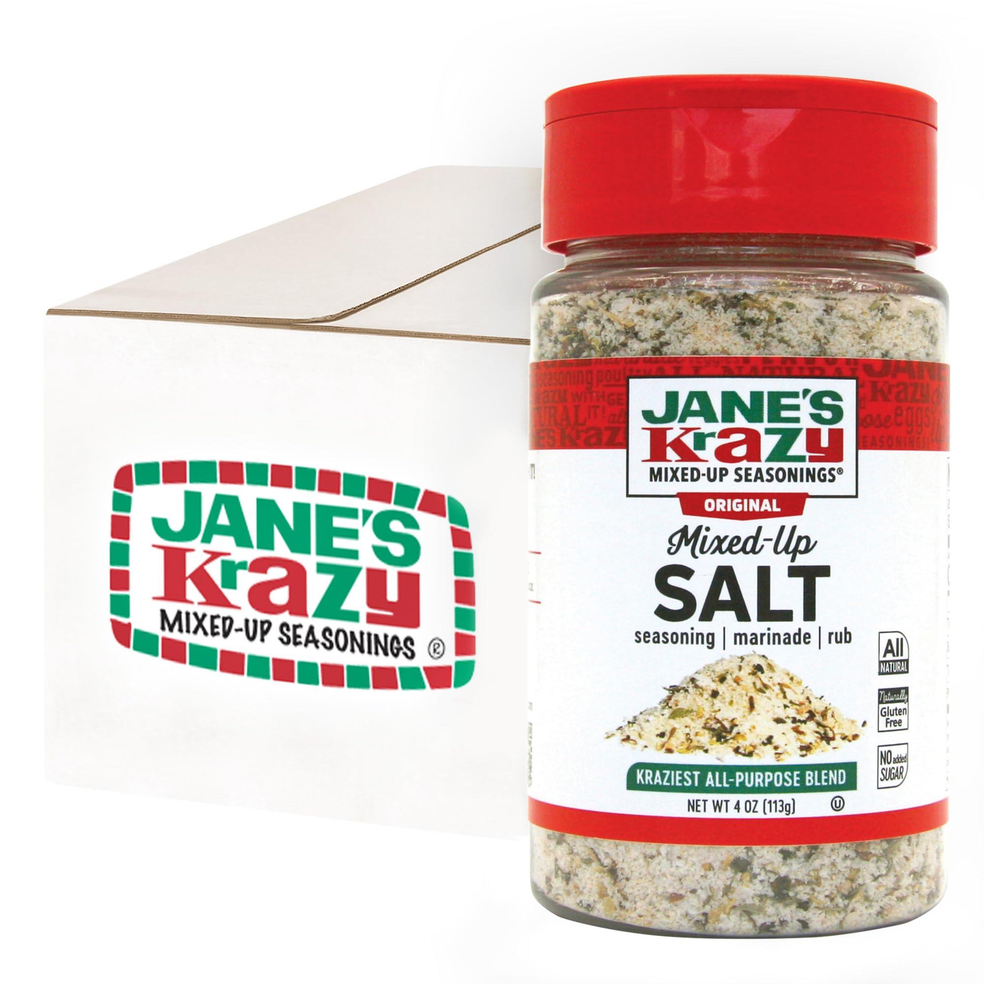 Jane's Krazy Jane's Krazy Mixed Up Salt, 4-Ounce Unit (Pack of 12)