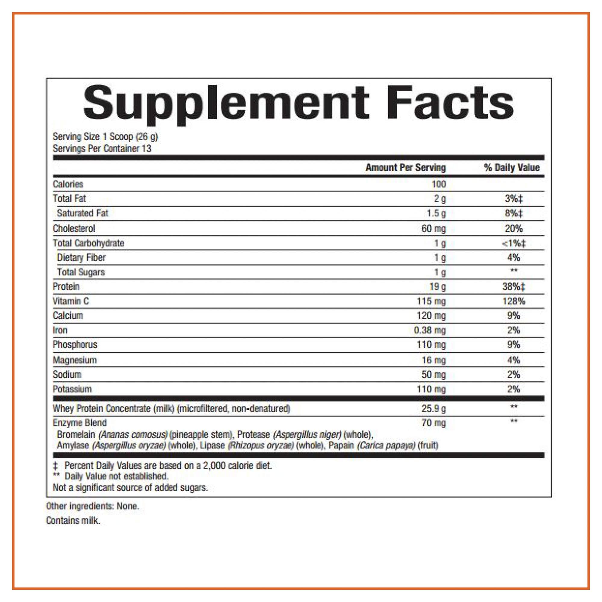 Natural Factors Whey Factors by Natural Factors, Grass Fed Whey Protein Concentrate, Aids Muscle Development and Immune Health, Unflavored, 12 Oz