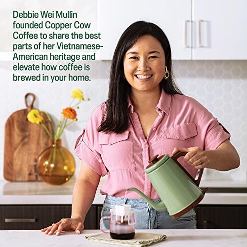 Copper Cow Coffee Copper Cow Coffee California Sweetened Condensed Milk Creamers – Single-Serve and All-Natural Pre-Filled Packets – (25 Pack)