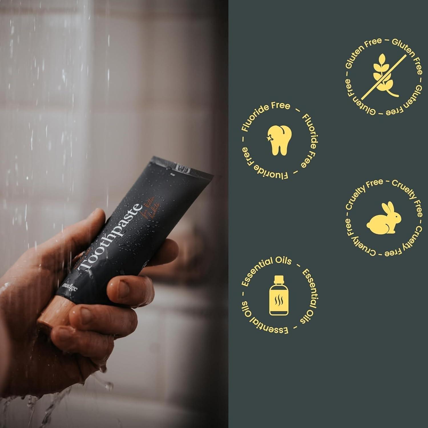 Nudge Nudge Nano Hydroxyapatite Toothpaste with Vitamin E, Fluoride-Free, SLS Free, Helps Remineralize, Supports Enamel Integrity, Plaque Control, Ideal for Sensitive Teeth and Dry Mouth, Mint, 4 oz