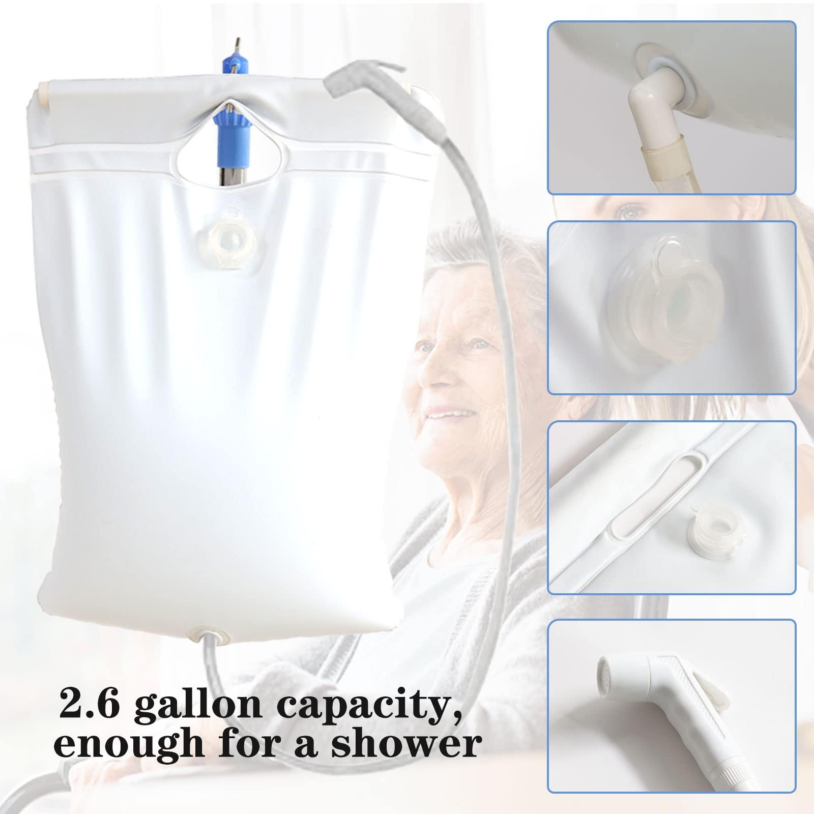 TUSAUW TUSAUW Medical Inflatable Bathtub Bathtub for Bedridden Patients, PVC Portable Bathtub with Water Bag,Electric Air Pump, Air Pillow for Elder,Pregnant,Disabled,Bedridden Patients,Seniors,Handicapped