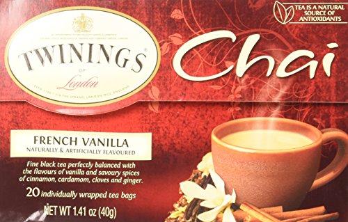 Twinings Twinings of London French Vanilla Chai Tea Bags 1.41 Ounces - 1 Box