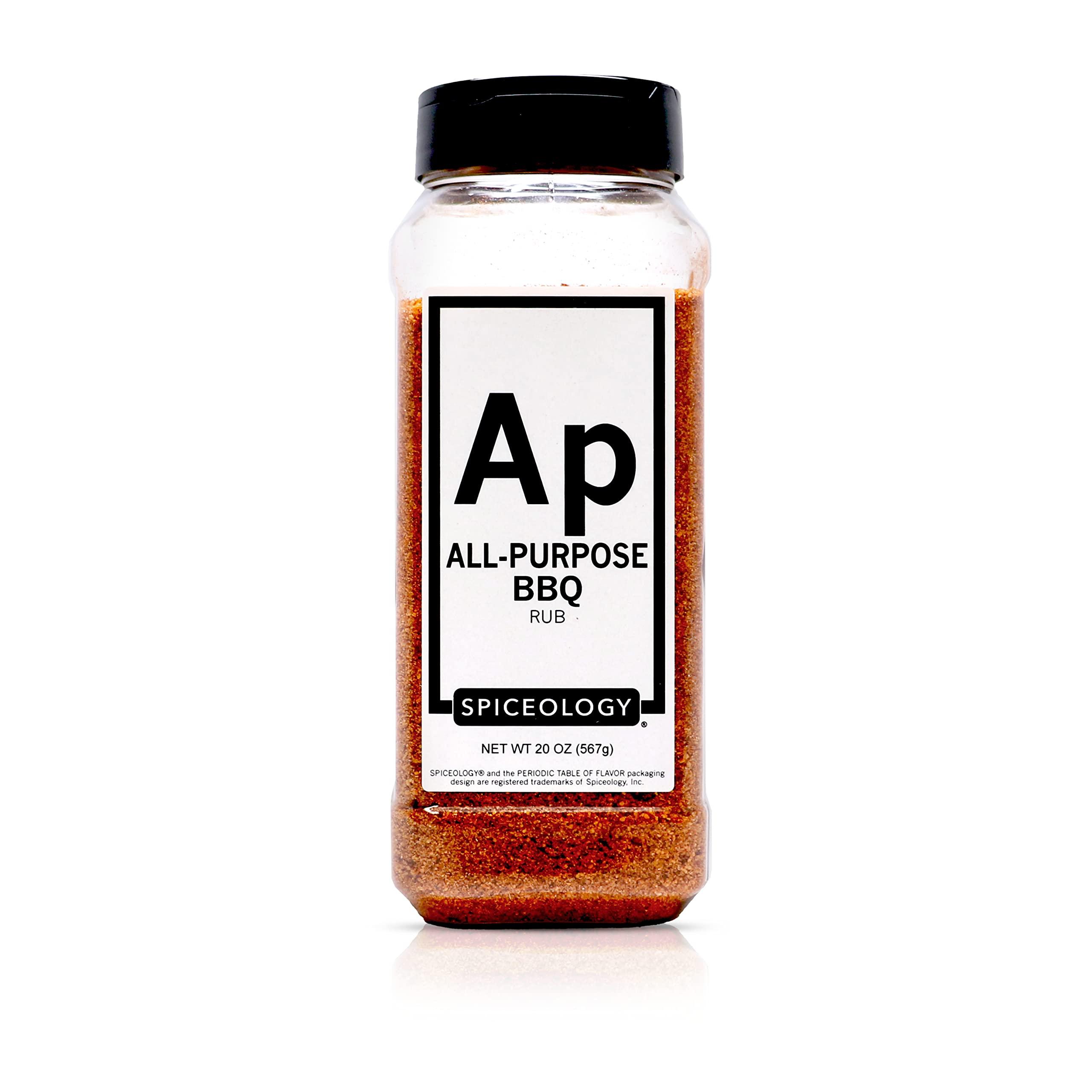 Spiceology Spiceology - All Purpose BBQ Rub and Spice Blend - Use On: Beef, Fish, Chicken, Vegetables, and Sauces - 20 oz
