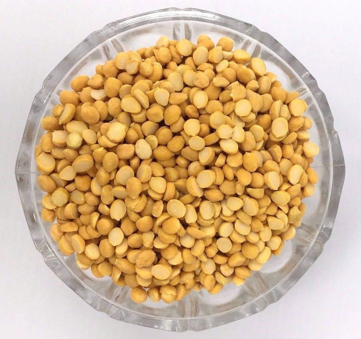 Sadaf Sadaf Yellow Split Peas - Slow Cook - Yellow Split Peas for Cooking and Food Flavoring - Dried Yellow Split Peas - Kosher - 16 oz Resealable Bag