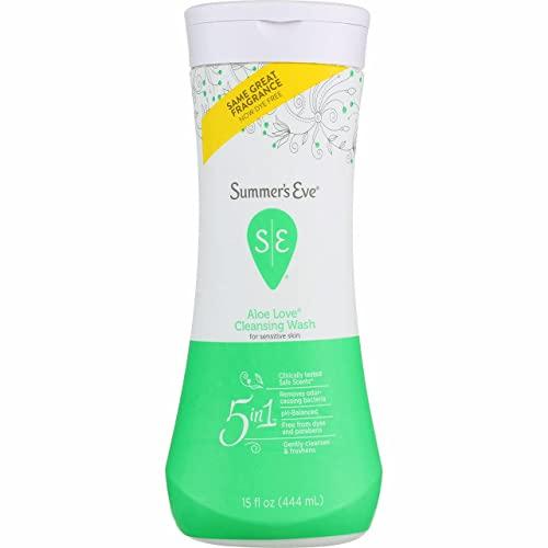 Summer's Eve Summer\'s Eve Aloe Love Gentle Daily Feminine Wash, Removes Odor, pH balanced, 15 fl oz. (Pack of 1)