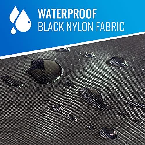 DMI DMI Contoured Foam Coccyx Seat Cushion for Sciatica Back Pain & Tailbone Pain with Nylon Oxford Cover, For Chair or Wheelchair, 18 x 16 x 2 inches, Black