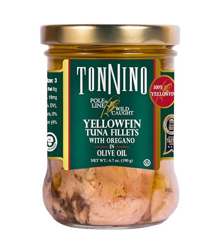 Tonnino Tonnino Canned Tuna Fish (Pack of 6, Oregano)