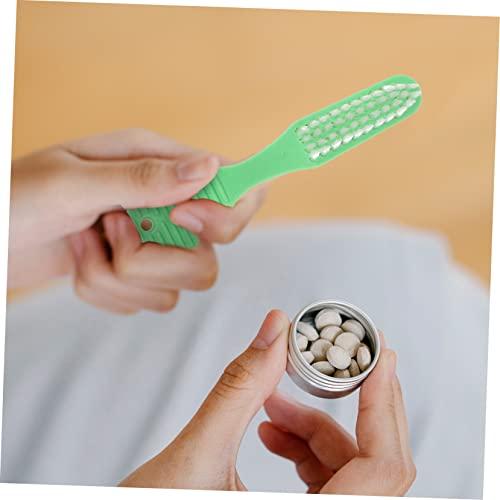 SEWOART SEWOART 10Pcs Prison Toothbrush thumbprint Handle toothbrushes Tiny Toothbrush Oral Cleaning Brush Short Handled Toothbrush Soft Toothbrush Toothbrush Accessories Travel Plastic Mini