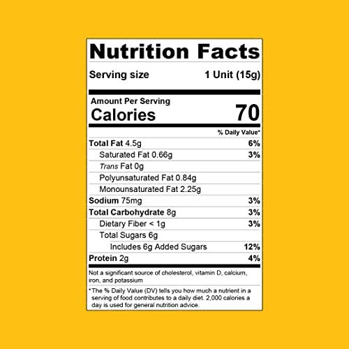 Pasokin PASOKIN | Natural Peanut Butter Snack | Creamy PB Bites | Gluten Free, Vegan Protein | Pacoca Made in USA, 6 Boxes with 12 Bites (72 Bites)