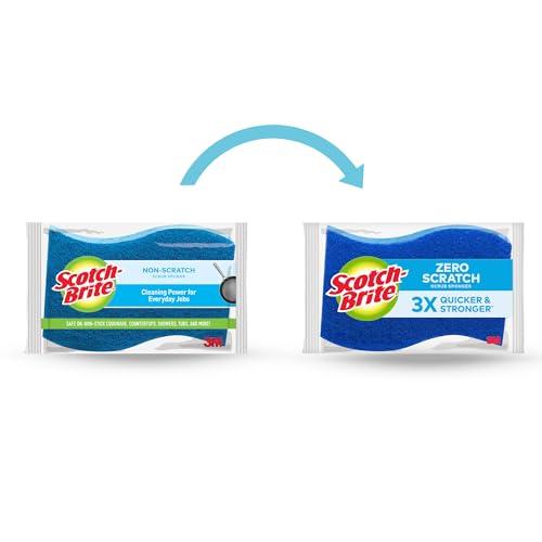 3M Scotch-Brite Scrub Sponge, Non-scratch, 9-Count