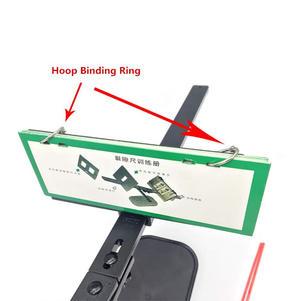 LeTkingok Aperture-Rule Trainer Strabismus Amblyopia Eye Treatment Monocular Vision Training Blackout Correction Tool Set