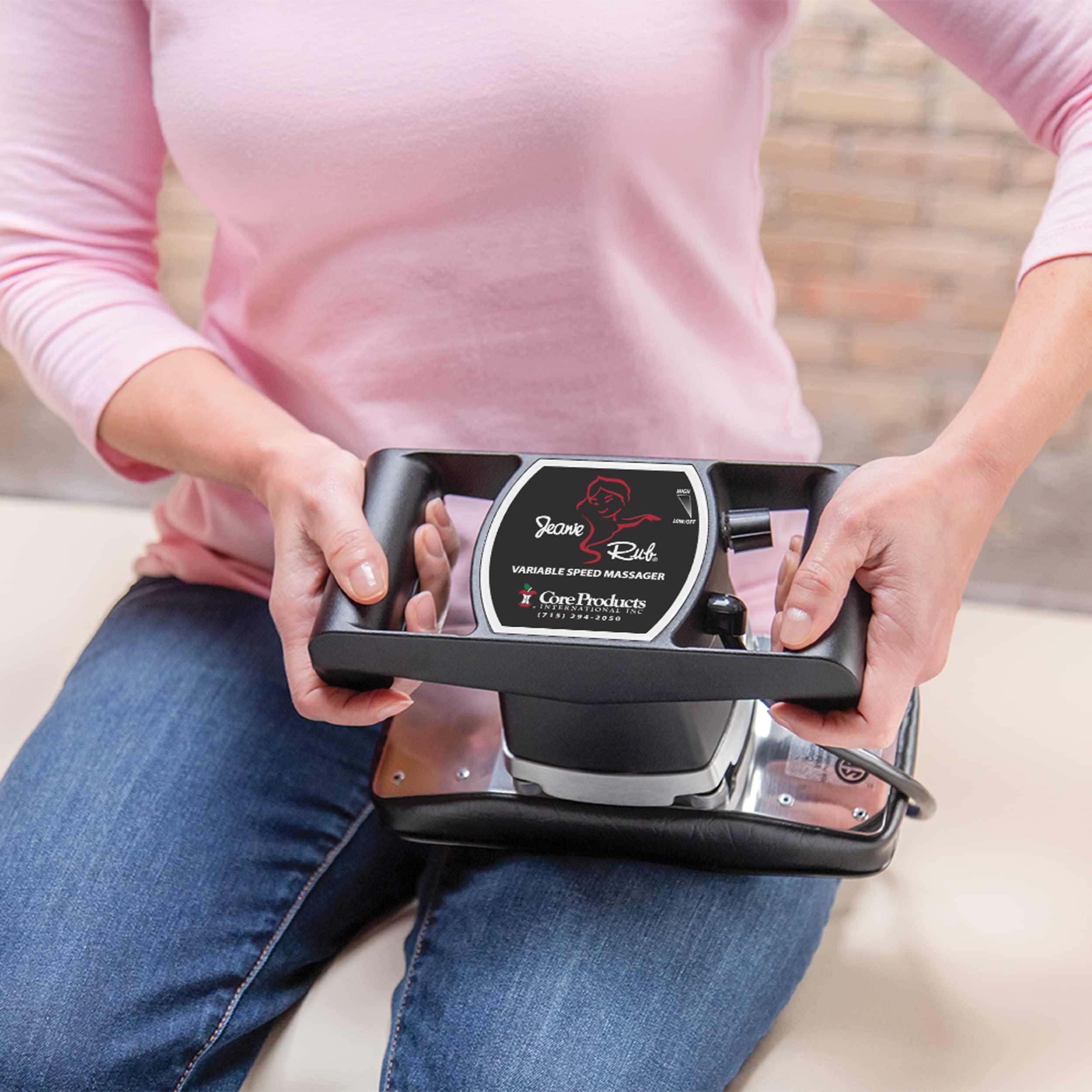 Core Products Core Products Jeanie Rub Variable Speed Massager, Premium Quality Deep Tissue Back & Shoulder Massager for Pain Relief, Body Massager for Back, Neck, Lower Back & Cellulite Massage