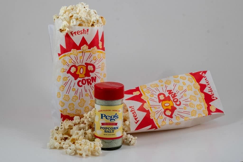 Peg's Salt Peg's Popcorn Salt - It Sticks!