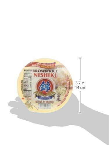 Nishiki Nishiki Cooked Brown Rice, 7.4-Ounces (Pack of 6)