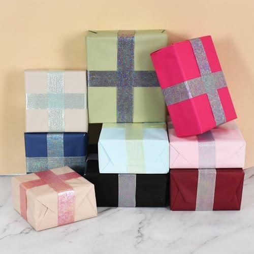 BEISHIDA BEISHIDA Light Blue Wrapping Paper Matte Solid Color Gift Wrapping Paper Roll Waterproof Floral Wrapping Paper,Packing Paper for Birthday,Valentine\'s Day,Christmas,Graduation (22.8in X 32.8ft)