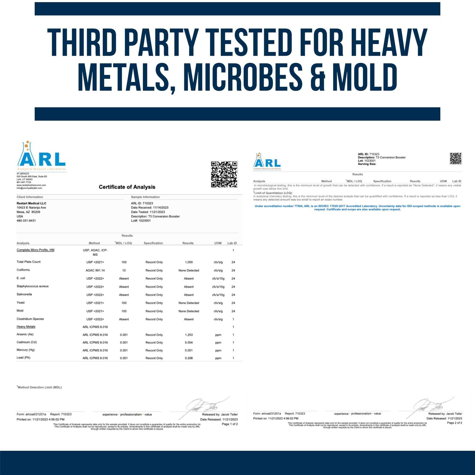 Dr. Westin Childs Dr. Westin Childs - T3 Conversion Booster - Thyroid Support for Women with Hypothyroidism & Hashimotos - Iodine, Ashwagandha, Guggul Extract, Selenium & Zinc Complex - 60 Servings