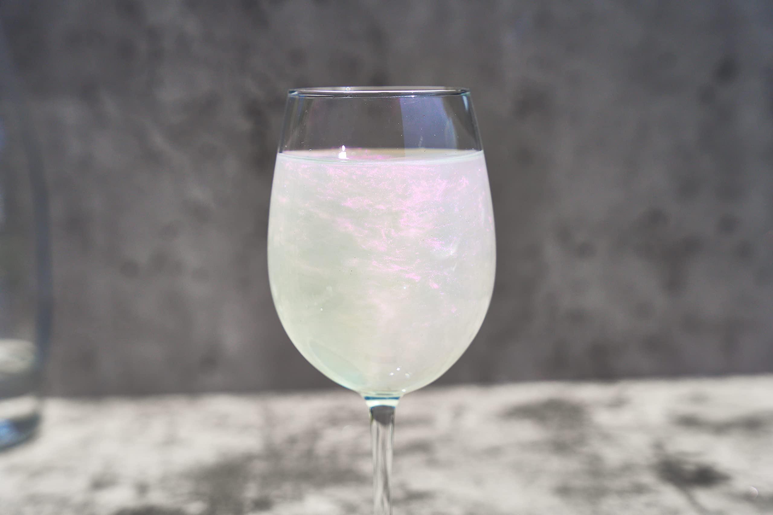 Bakell BREW GLITTER Edible Glitter For Drinks, Cocktails, Beer, Garnish Glitter & Beverages | KOSHER & HALAL Certified | 100% Edible & Food Grade | Vegan, Gluten, Nut Free (45g Shaker, Pink Iridescent)