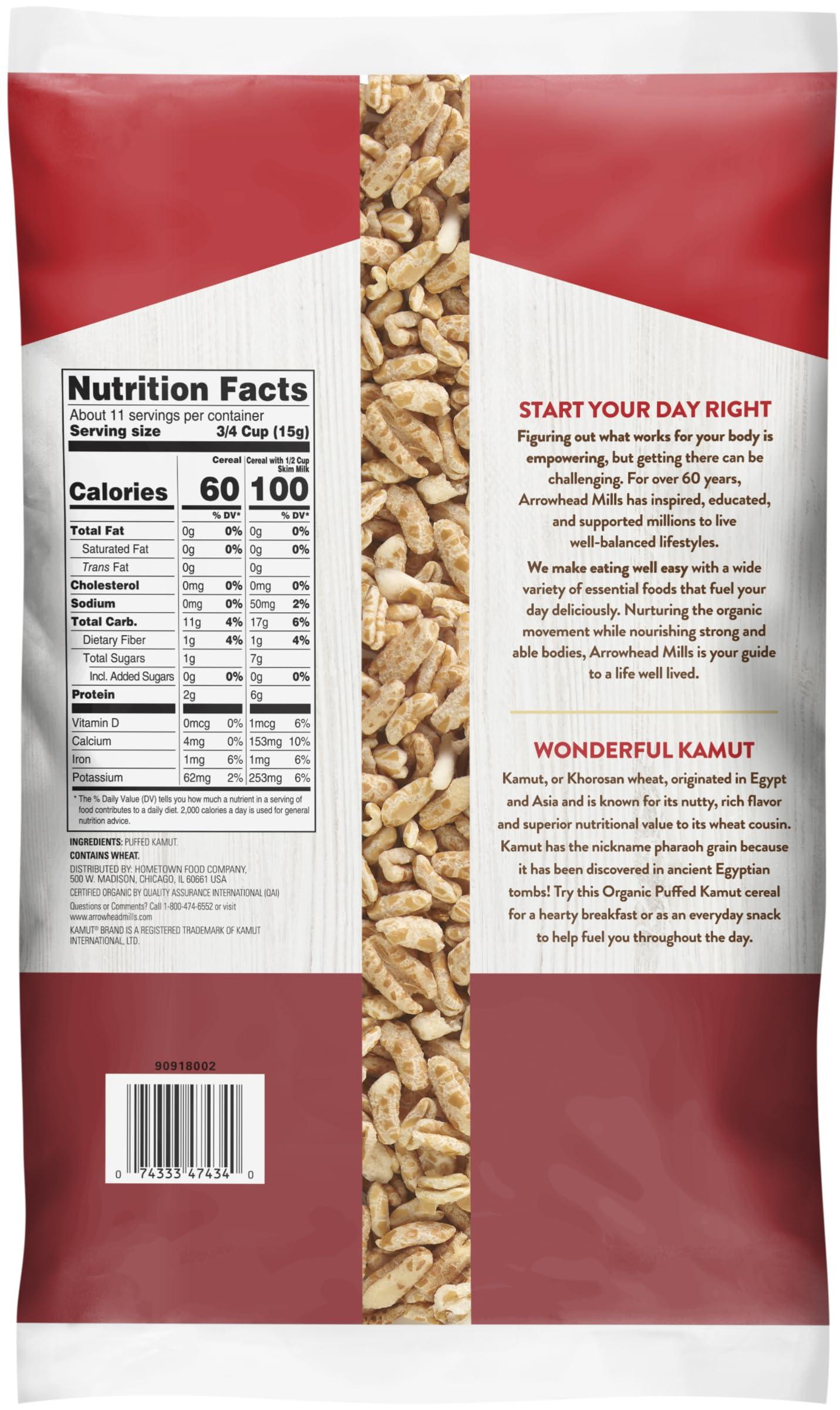 Arrowhead Mills Arrowhead Mills Cereal, Puffed Kamut, 6 oz.
