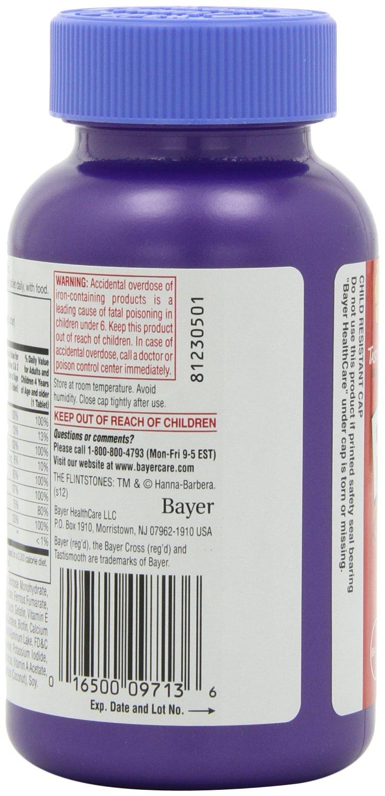 Flintstones Vitamins Flintstones Chewable Kids Vitamins, Complete Multivitamin for Kids and Toddlers with Iron, Calcium, Vitamin C, Vitamin D & more, 300ct (Pack of 2 150 Count Bottles)