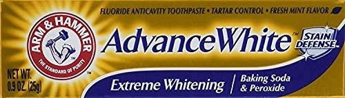Arm & Hammer Arm and Hammer Advance Whitening Toothpaste .9 Oz Travel Size 4 Pk.