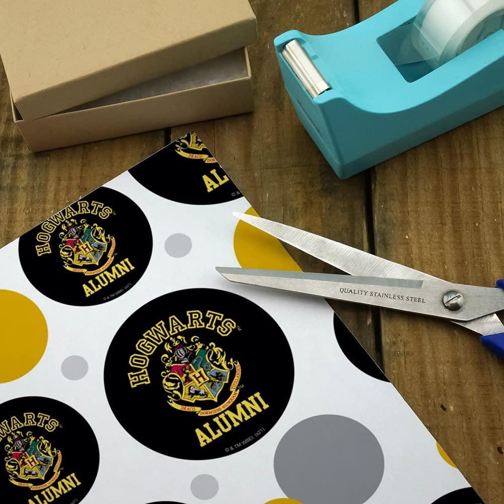 GRAPHICS & MORE GRAPHICS & MORE Harry Potter Hogwarts Alumni Crest Gift Wrap Wrapping Paper Roll