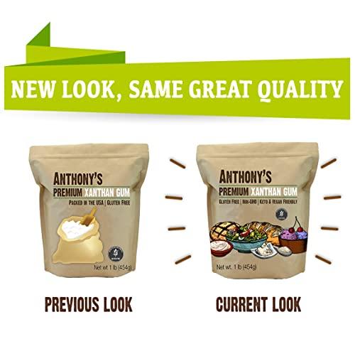 Anthony's Anthony's Xanthan Gum, 1 lb, Batch Tested Gluten Free, Keto Friendly, Product of USA