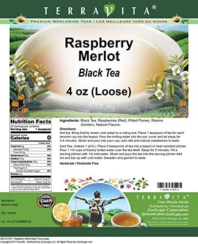 TerraVita Raspberry Merlot Black Tea (Loose) (4 oz, ZIN: 541979)
