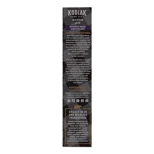 Kodiak Cakes Kodiak Cakes Power Bake Muffin Mix, Double Dark Chocolate, 14 Ounce (Pack of 6)