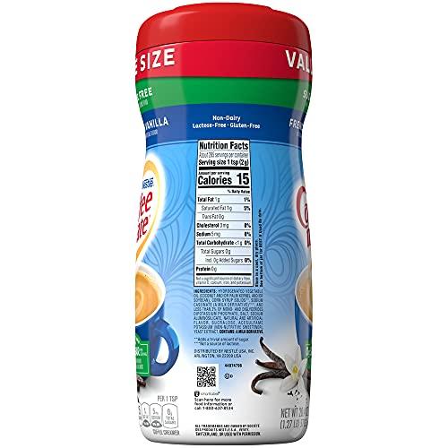 Coffee-mate Coffee-mate Sugar Free French Vanilla Powder Coffee Creamer 20.4 oz. Canister Pack of 6